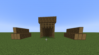 Minecraft Mine Entrance ( Remade) Schematic (litematic)
